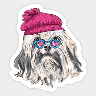 Dog Lion Bichon (Lowchen) Sticker